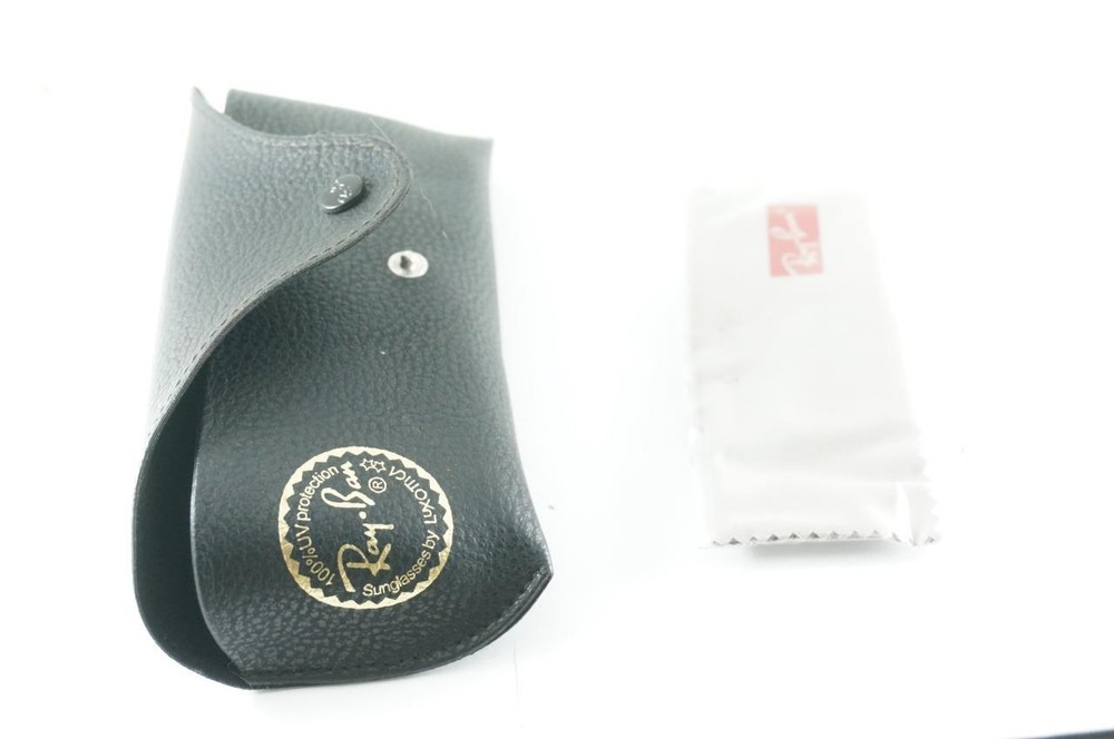 Rayban Black Sunglasses Case + Cleaning Cloth