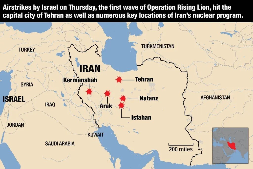 ISRAEL IDF STRIKES in TEHRAN IRAN 6/13/2025 vêlkrö PATCH: OPERATION RISING LION