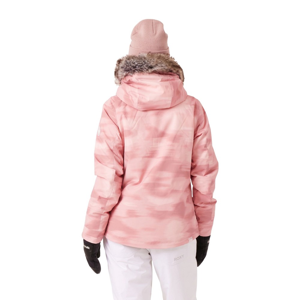 Roxy Jet Ski Women's Winter Jacket, Pink Combo, Large