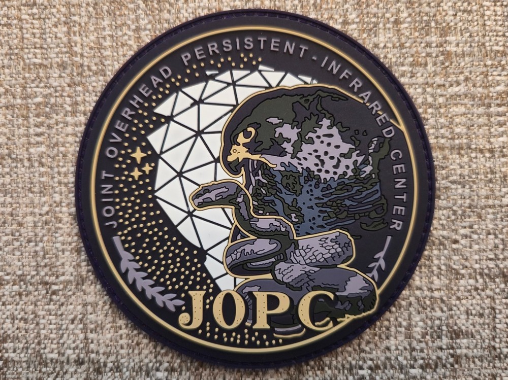 Joint Overhead Persistent-Infrared Center hook and loop military pvc patch