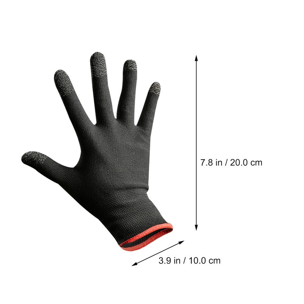 Mobile Game Gloves Pair Touchscreen Compatible Sweat Proof For Climbing