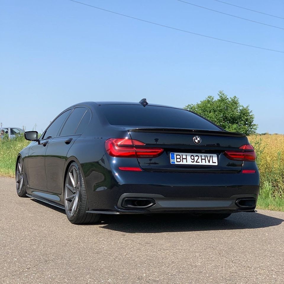 Performance Rear bumper Side Splitters flaps ABS Gloss For BMW G11 / G12
