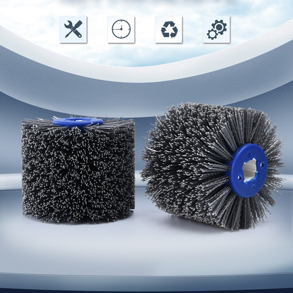 Wire Drawing Brush Wheel Polishing Grinding Burnishing Abrasive Buffer Tool