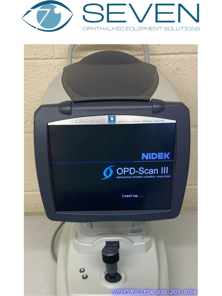 Nidek OPD-Scan III Refractive Power Corneal Analyzer