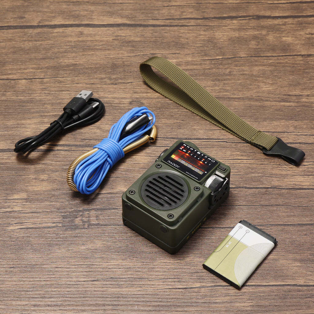 Raddy RF750 Shortwave Radio AM/FM/SW/WB BLUETOOTH 5.0 Speaker Rechargeable