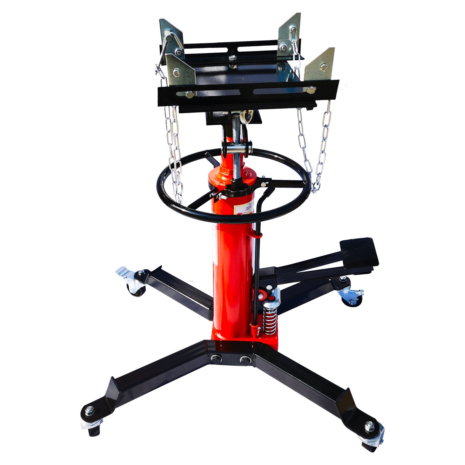 1600LBS 2 Stage Hydraulic Transmission Jack w/360 Swivel Wheel Lift Hoist