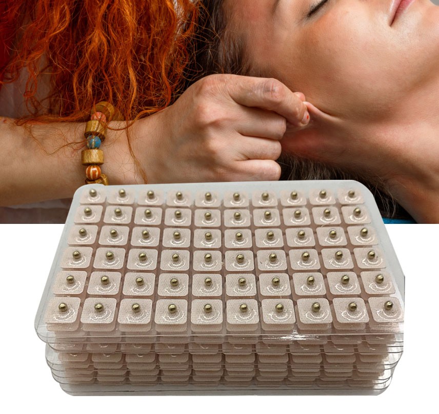 600pcs Magnetism Beads Auricular Point Patches Improve Ear Pain Ear Health C AP9