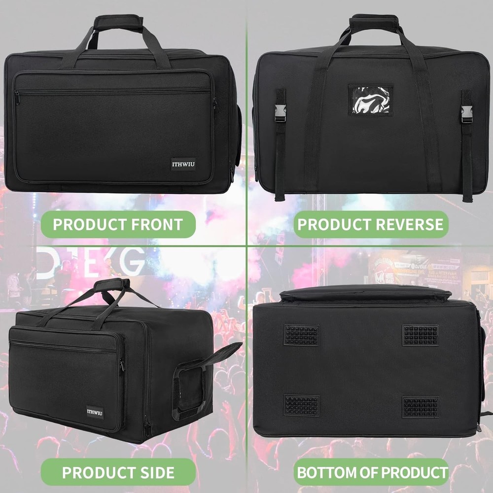 Speaker Carrying Bag with Thickened Sponge for Compact 8" Speaker Cabinets; ...