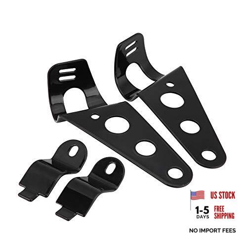 for 32mm Headlight Brackets  2pcs Stainless Steel Adjustable Motorcycle