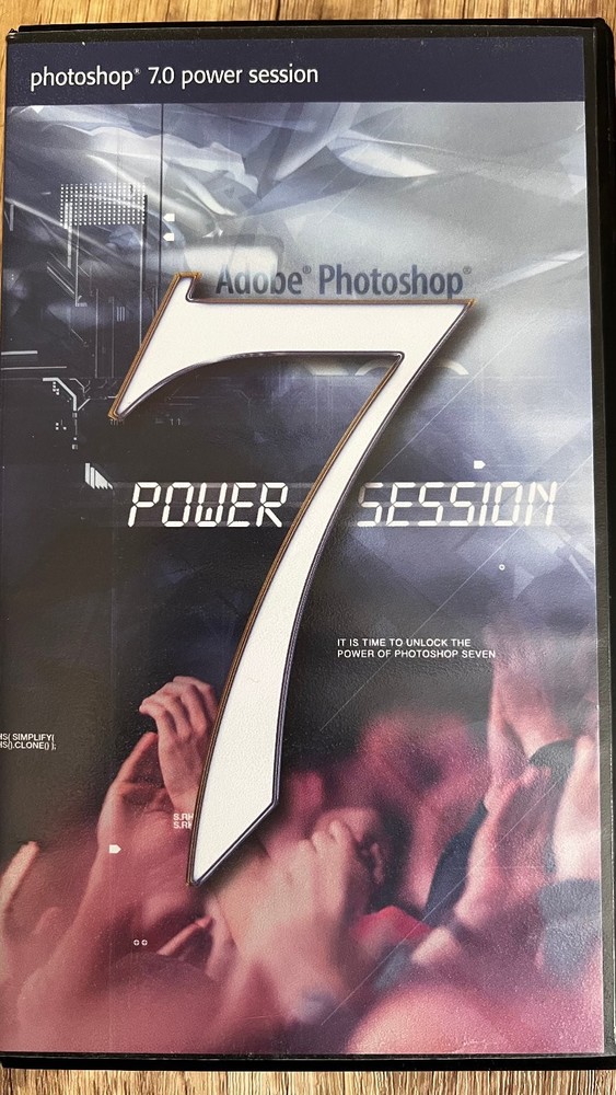 Photoshop 7.0 Power Session VHS 2002 Tutorial Training KW Computer