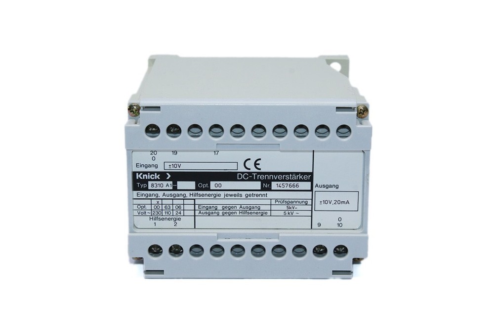 KNICK 8310A1 DC ISOLATION AMPLIFIER