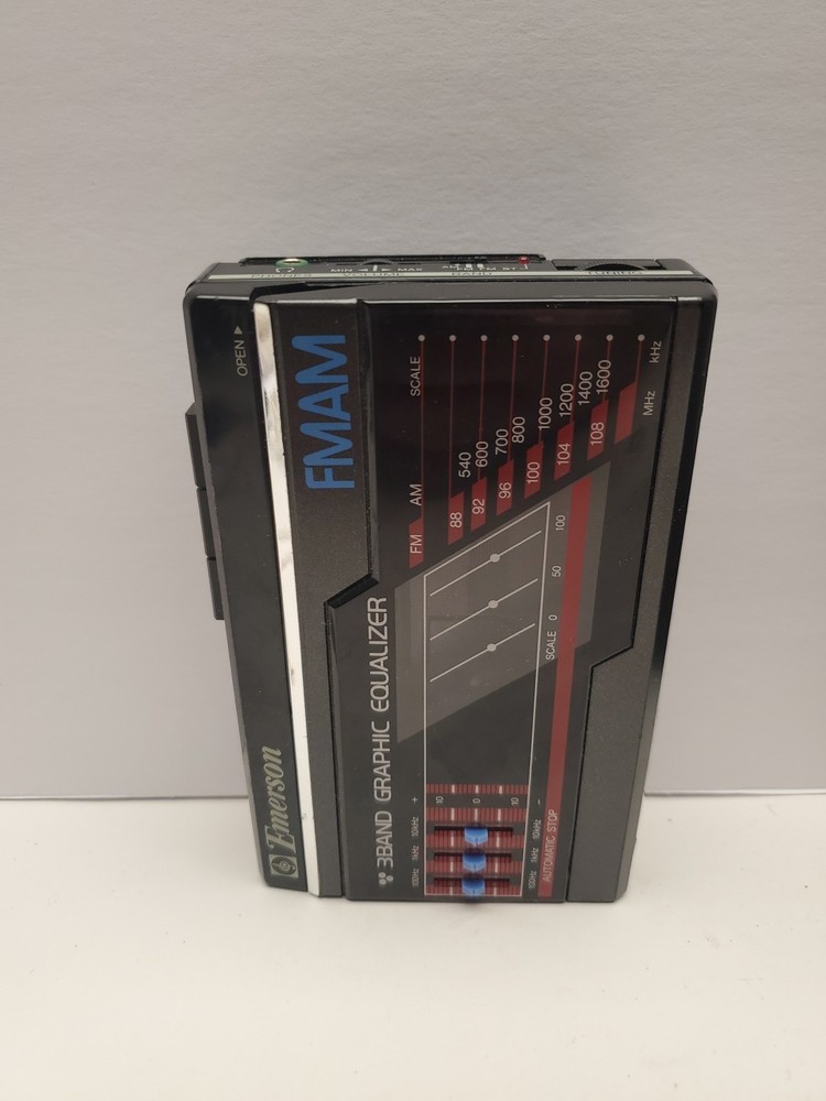 Emerson CRS 25BP Cassette Player Working