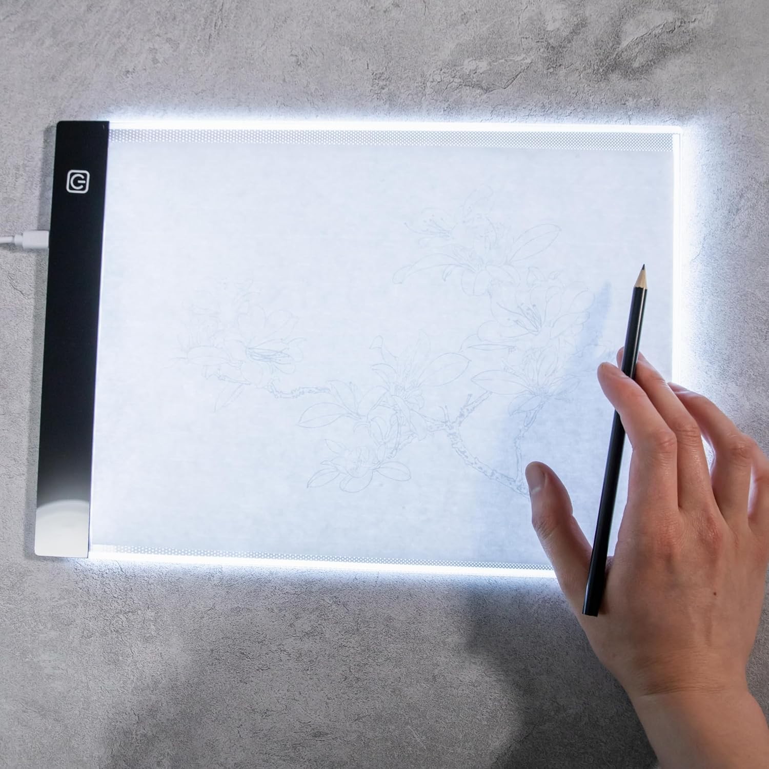 A5 LED Copy Board Light Tracing Box,Diamond Painting Light Pad, Light Tracing Bo