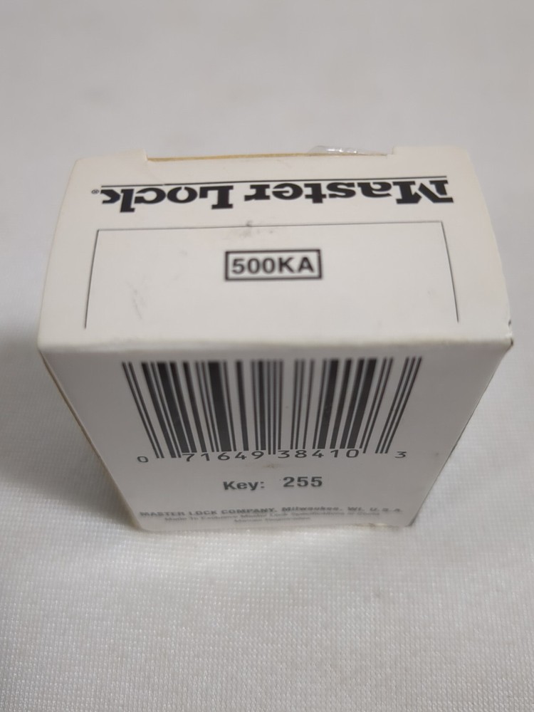 Master Lock 500KA Padlock w/Key And Box
