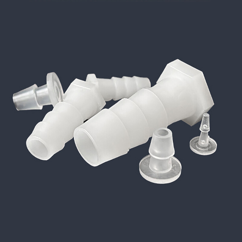 Plastic Tube Stopper Threaded Plugs Bung End Caps Barbed Hose Fitting Inserts