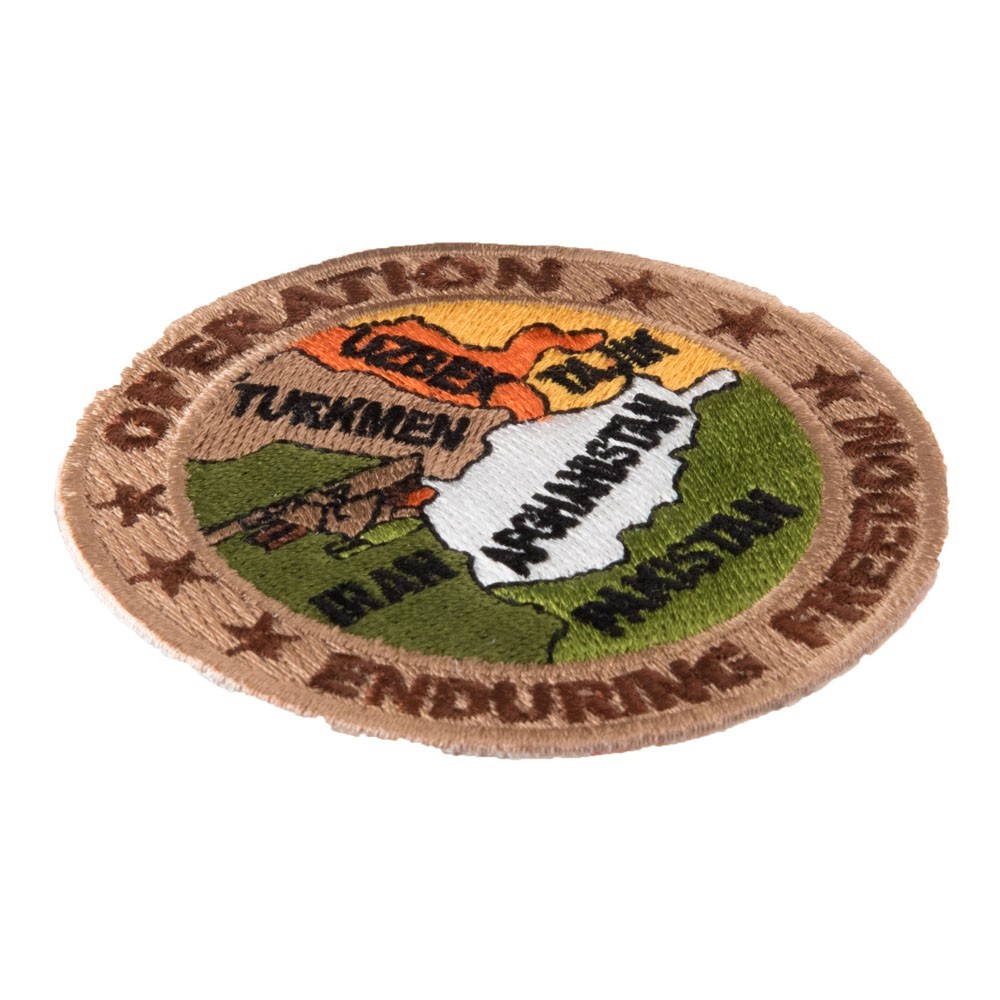 Enduring Freedom Afghanistan Map Patch, OEF Patches.