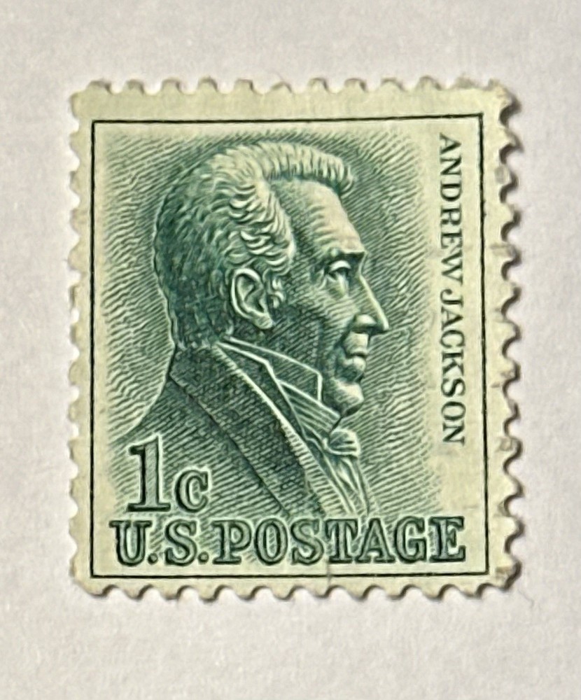Andrew Jackson 1 Cent Stamp
