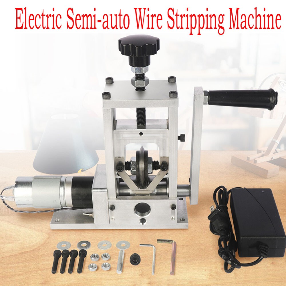 Electric Semi-automatic Wire Stripping Machine Manual Cable Stripper 110V-240V