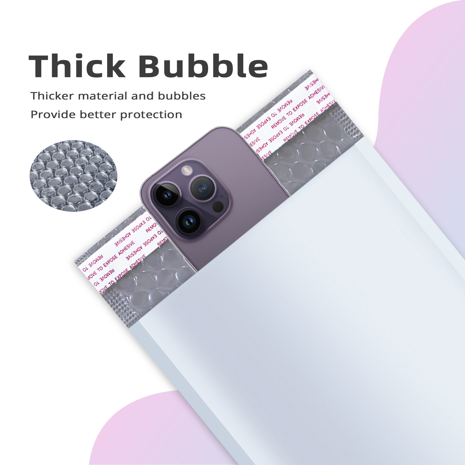 1-500 Poly Bubble Mailers Padded Envelopes Shipping Mailing Bags ANY SIZE