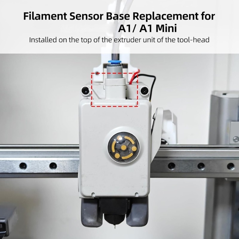 Direct Replacement Filament Sensors Base For 3D Printer Tool Head Assembly