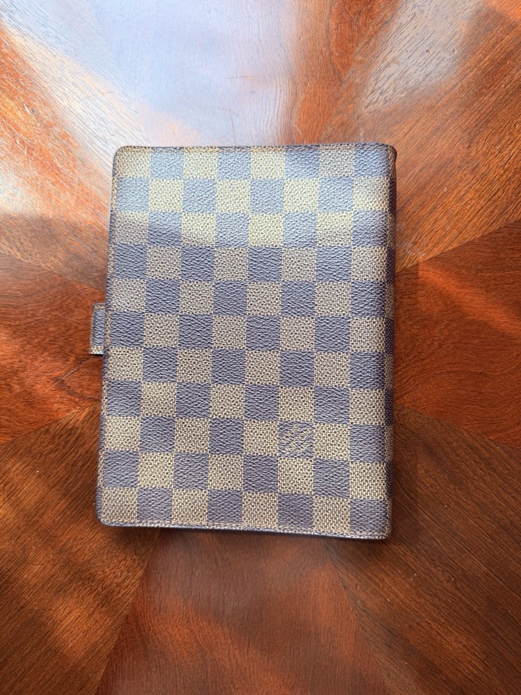 Louis Vuitton Damier Ebene Agenda Planner MM