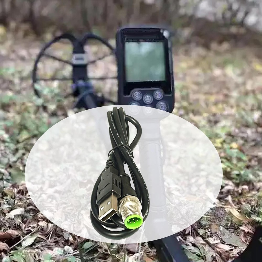 Charging Data Cable for Metal Detectors Compact High Performance Replacement