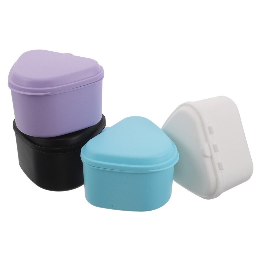 4 Pcs Replacement Retainer Case Retainers Braces Denture Mouth Guard