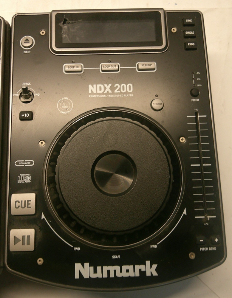 NUMARK DJ NDX200 Professional Tabletop CD PLAYER Mix LOOP Q Digital