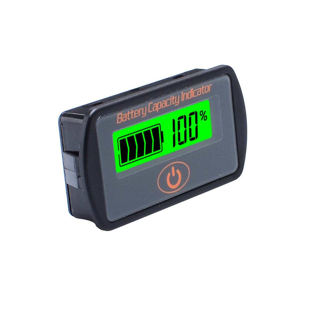 12V/24V Adjustable LCD Car Lead-Acid Lithium Battery Voltmeter Voltage Tester