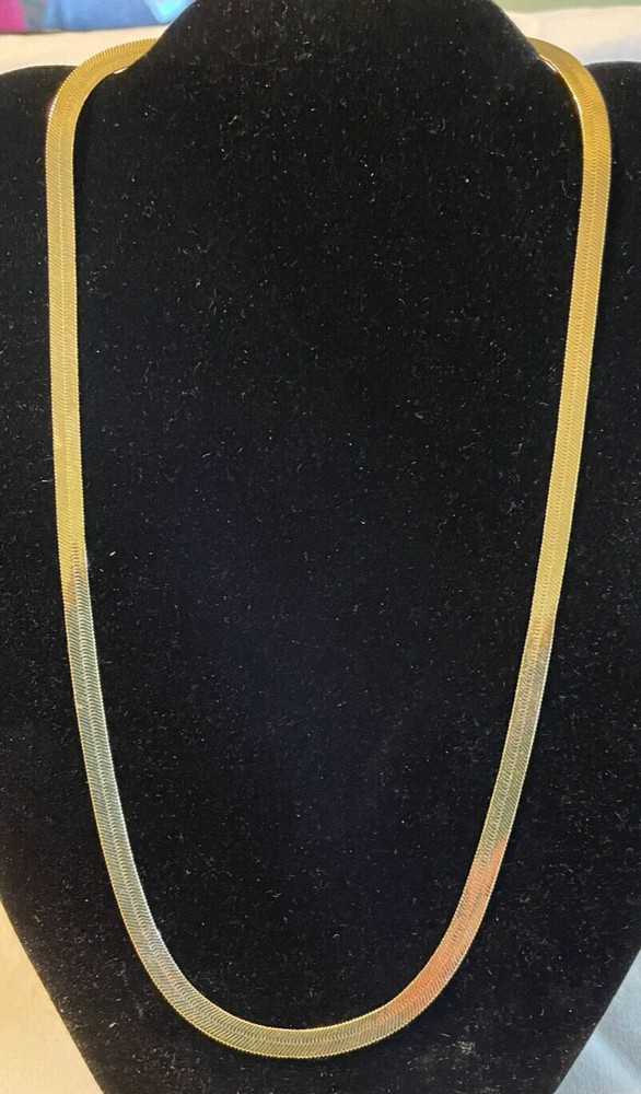 Herring Goldtone Necklace 8"