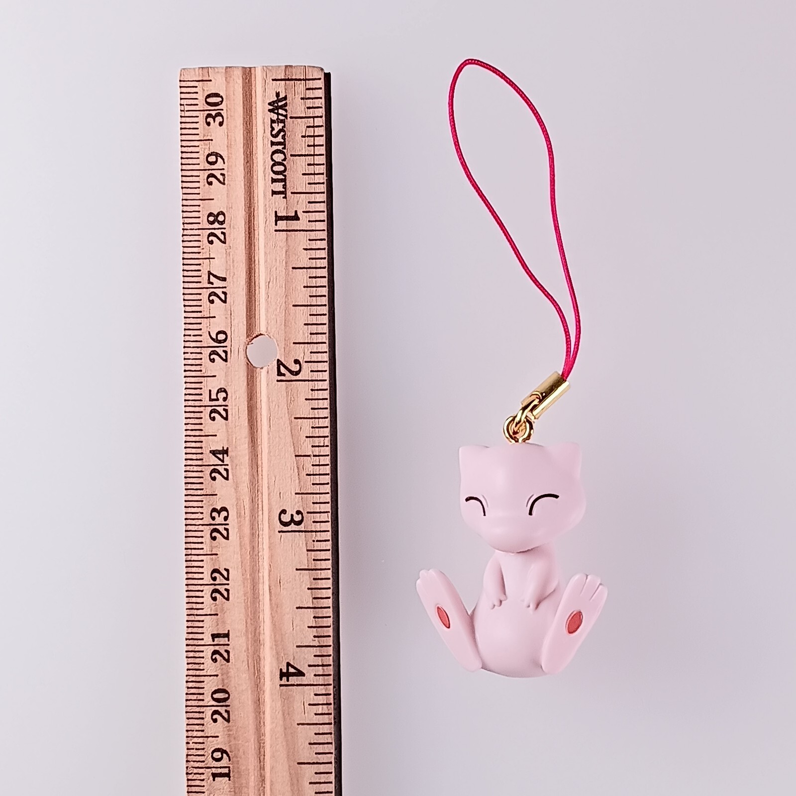 Mew Pokemon Petanco Flat Mascot Strap Nintendo From Japan
