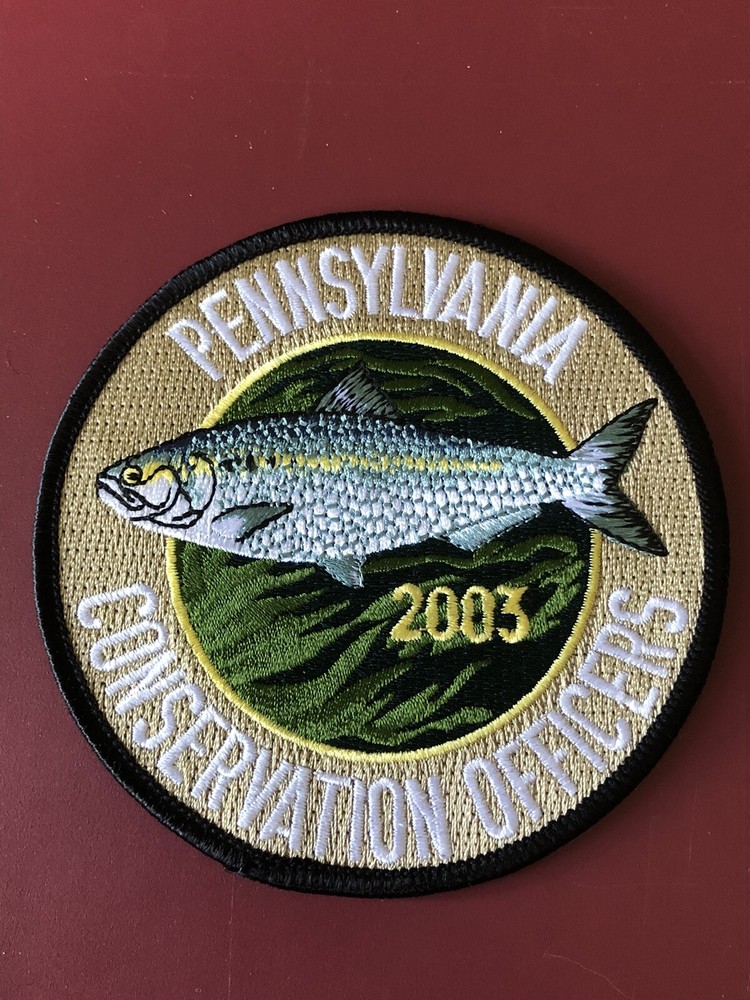 2003 PENNSYLVANIA CONSERVATION OFFICERS PATCH 4" DIAMETER