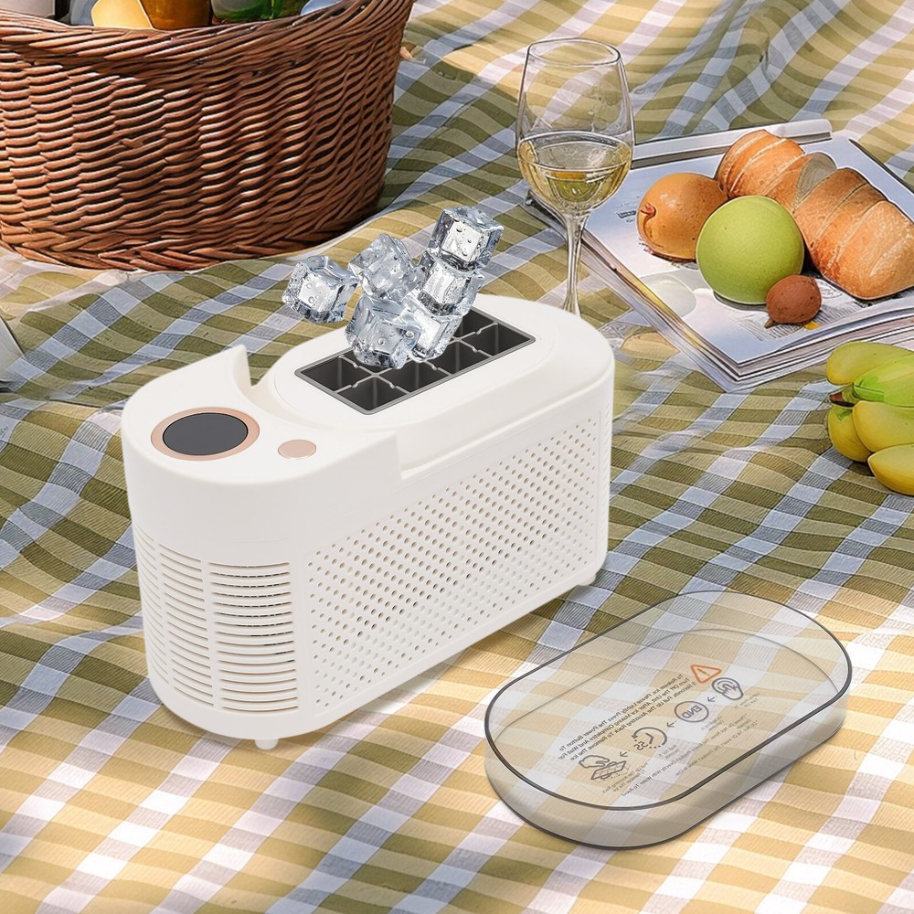 8 Cubes Compact Mini Countertop Ice Maker Ice Machine For Car/Travel Ice Maker