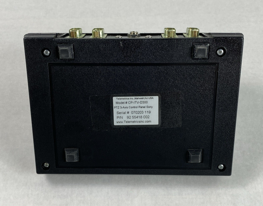 Telemetrics CP-ITV-D300 Camera Control Panel No AC Adapter Untested