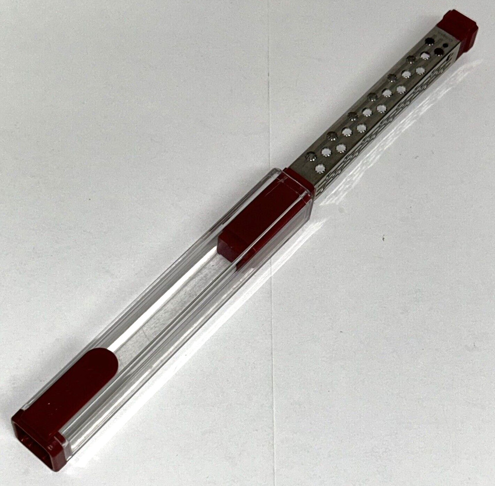 Cuisipro SGT 3-in-1 Pocket Grater Zester Microplane Red