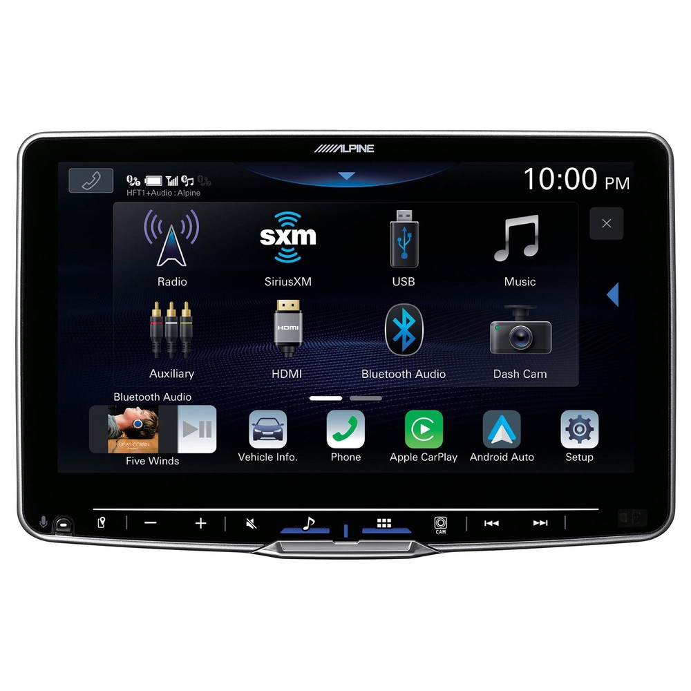 Alpine ILX-F509 9" Touchscreen Receiver w/ (2) R2-S65C 6.5" Comp Bundle