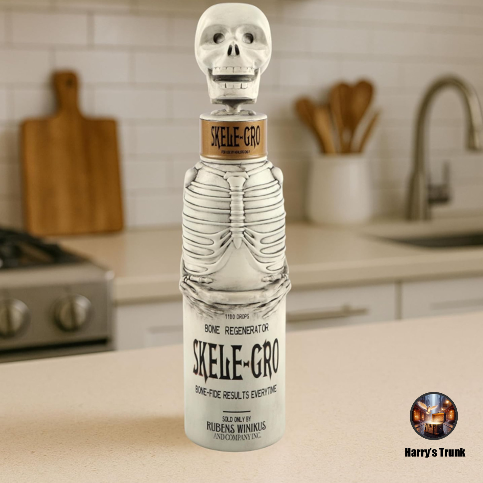 Harry Potter and the Chamber of Secrets Skele-Gro Replica Water Bottle-UK import