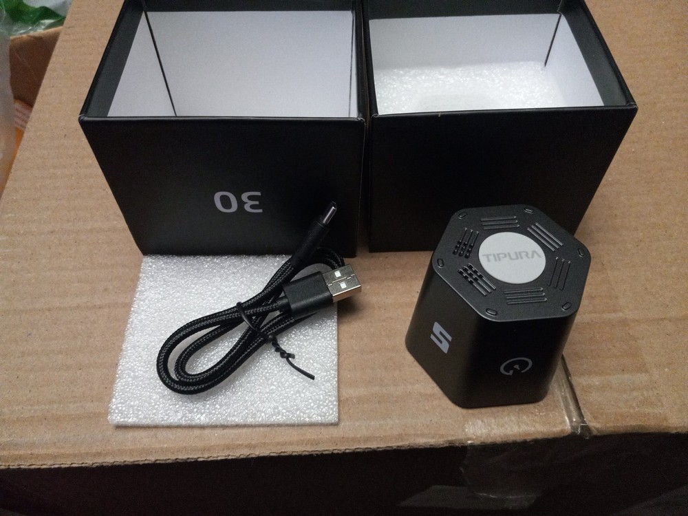 Tipura Pomodoro Timer Hexagon Black New