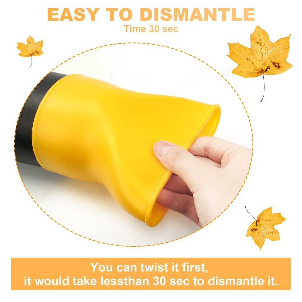 For Dewalt Blower 60v Flexvolt Flat Leaf Blower Nozzle Compatible with DeWalt...