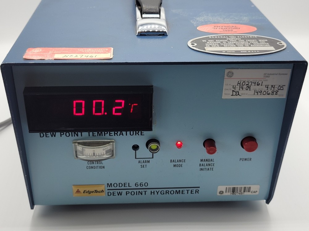 EdgeTech (EG&G) Model 660 Dew Point Hygrometer