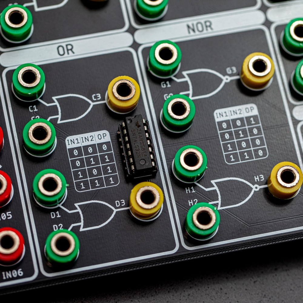 Aptinex LogicCraft Pro Logic Gates Development Board - 14 Gates, 6 Inputs/Output