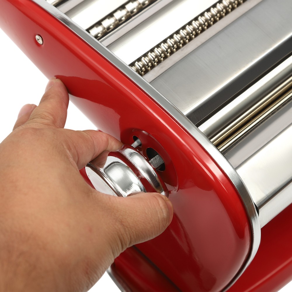 Adjustable Manual Dough Roller Sheeter Noodle Pasta Dumpling Maker Machine New