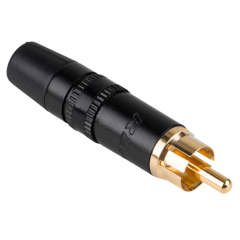 Rean NYS373-0 RCA Plug Black Shell