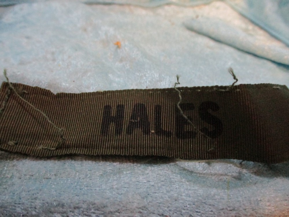 Military Name tag Patch (Hales)