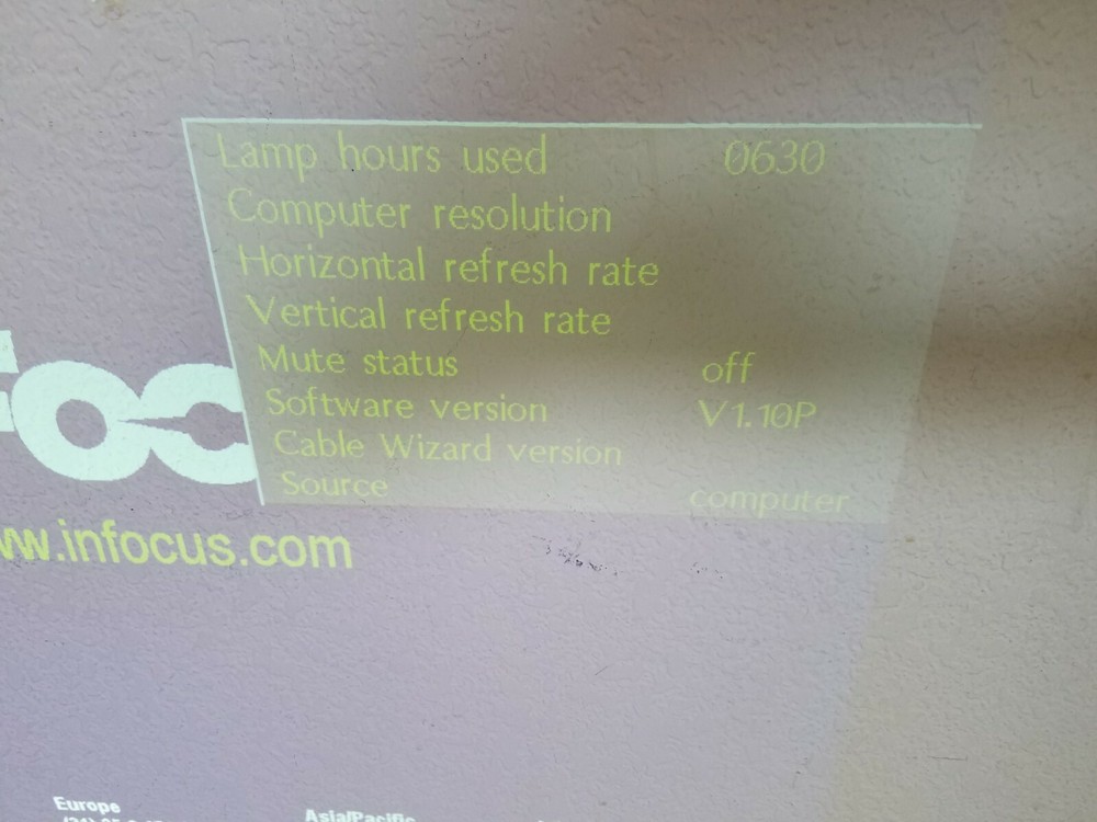 In Focus LCD Projector LP435Z