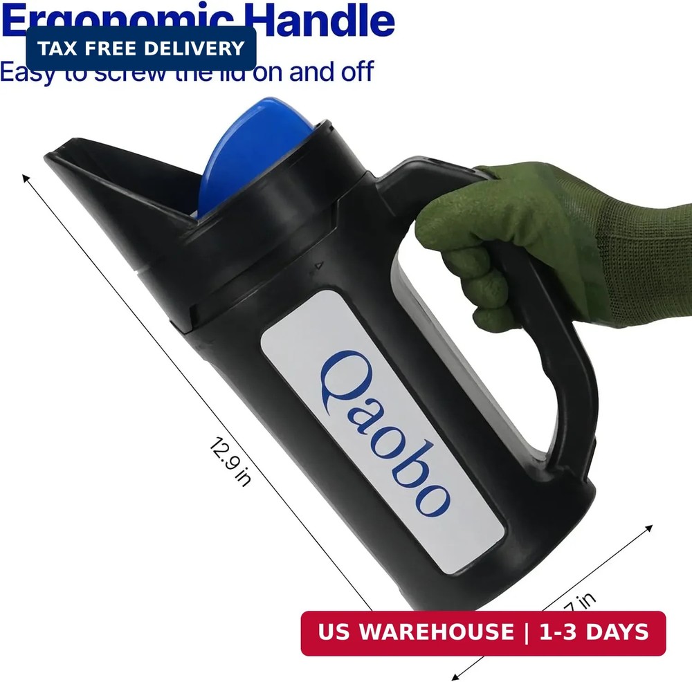 3-Adjustable-Setting Handheld Spreader, Multi-Use Lawn Spreaders for Fertilizer,