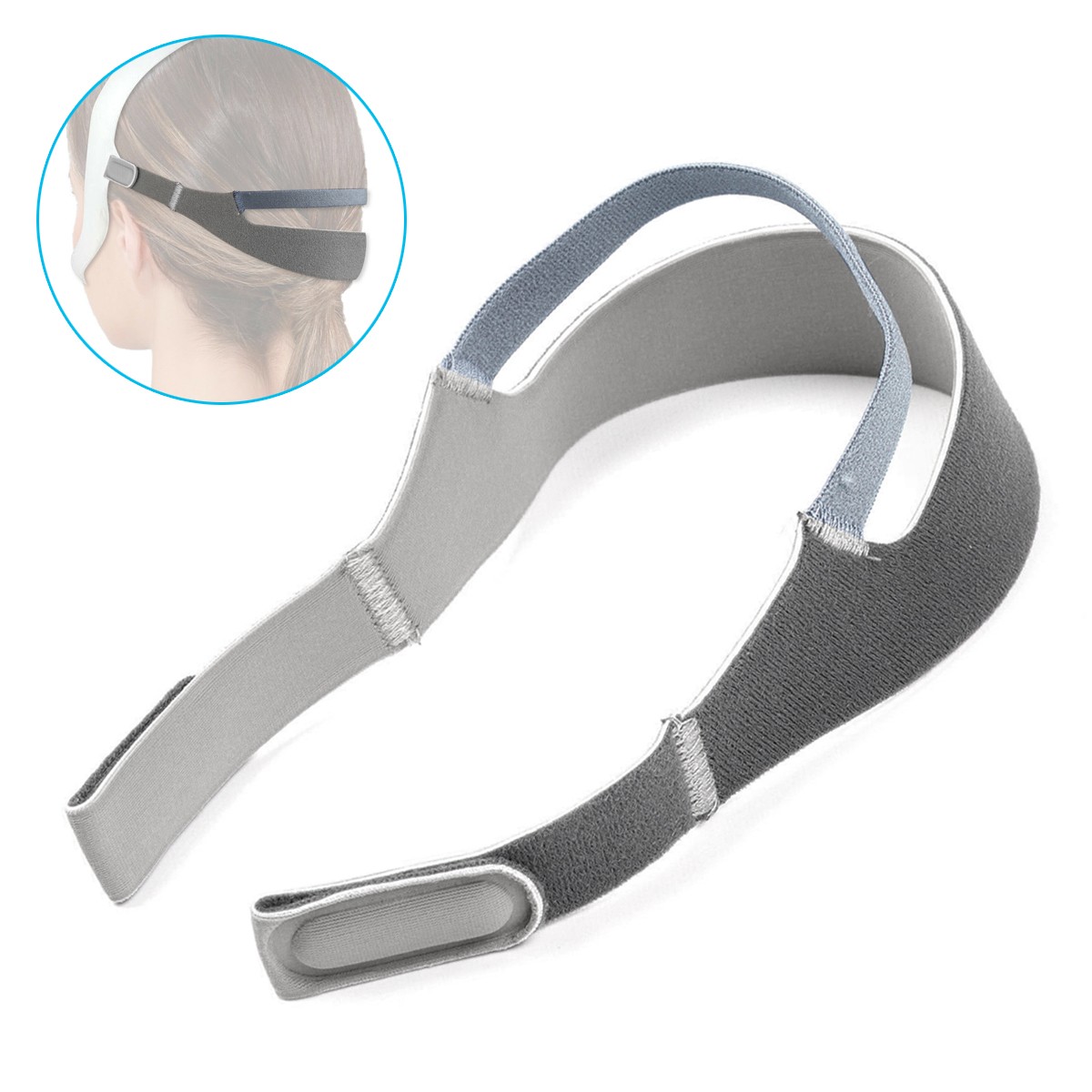 NuBliss Replacement Headgear Strap Compatible with DreamWear CPAP Nasal Mask USA