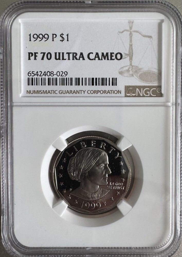 Susan B Anthony Proof Set Collection NGC