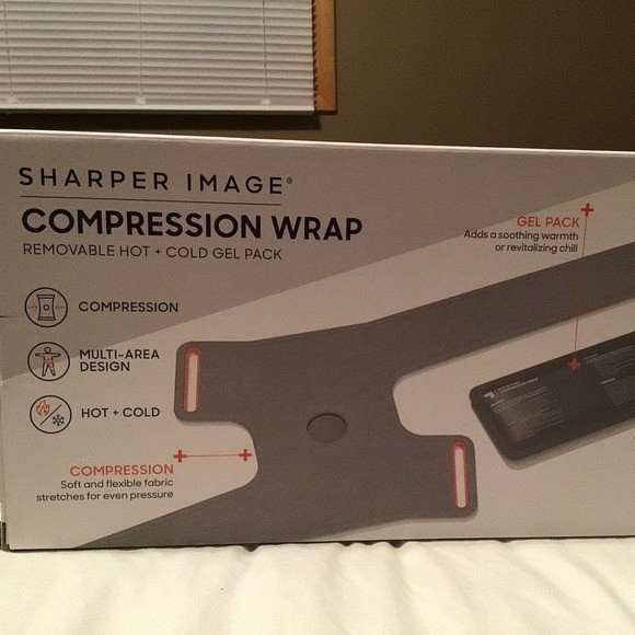 NIB Sharper Image hot/cold compression wrap
