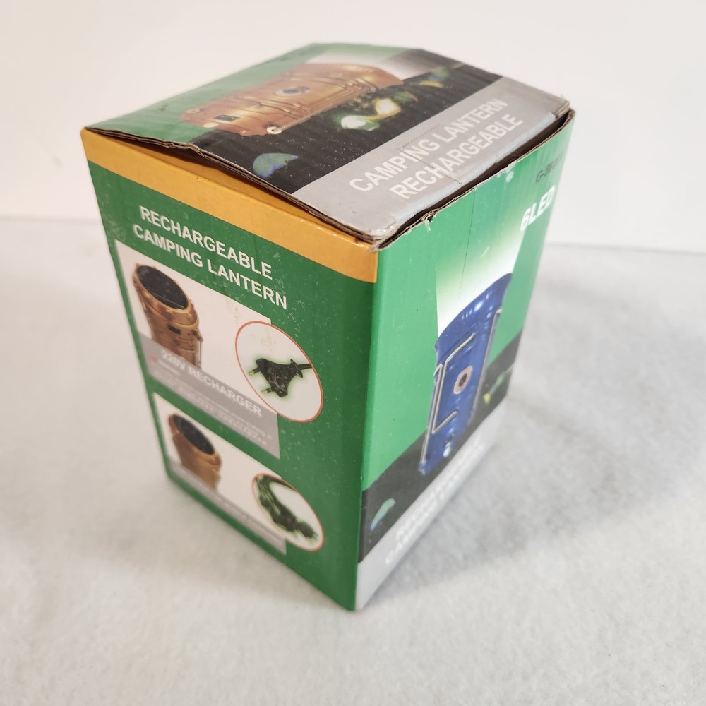 LED Camping Lantern, Solar and Rechargeable Lantern Flashlight